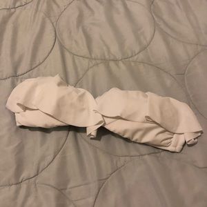 Victoria’s Secret Ruffle Swim Bandeau Top